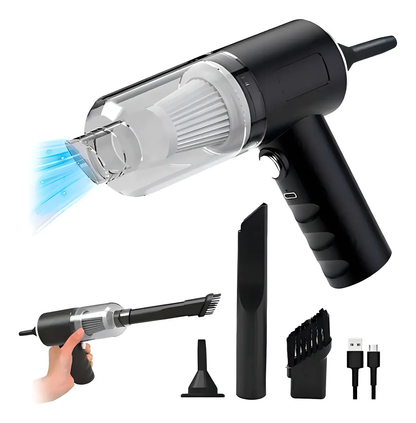 TurboVac™ 3 en 1 | Aspiradora Portátil para Auto, Hogar y Oficina