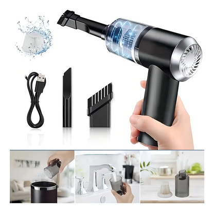 TurboVac™ 3 en 1 | Aspiradora Portátil para Auto, Hogar y Oficina